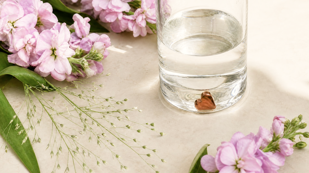 Fleur Charm – Copper Flower Water Purifier to Keep Cut Flowers Fresh Naturally